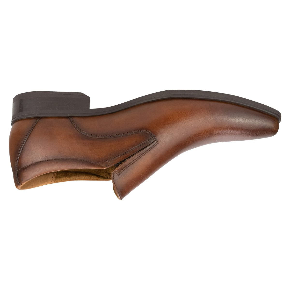 JACKSON Plain Toe Slip On Tan