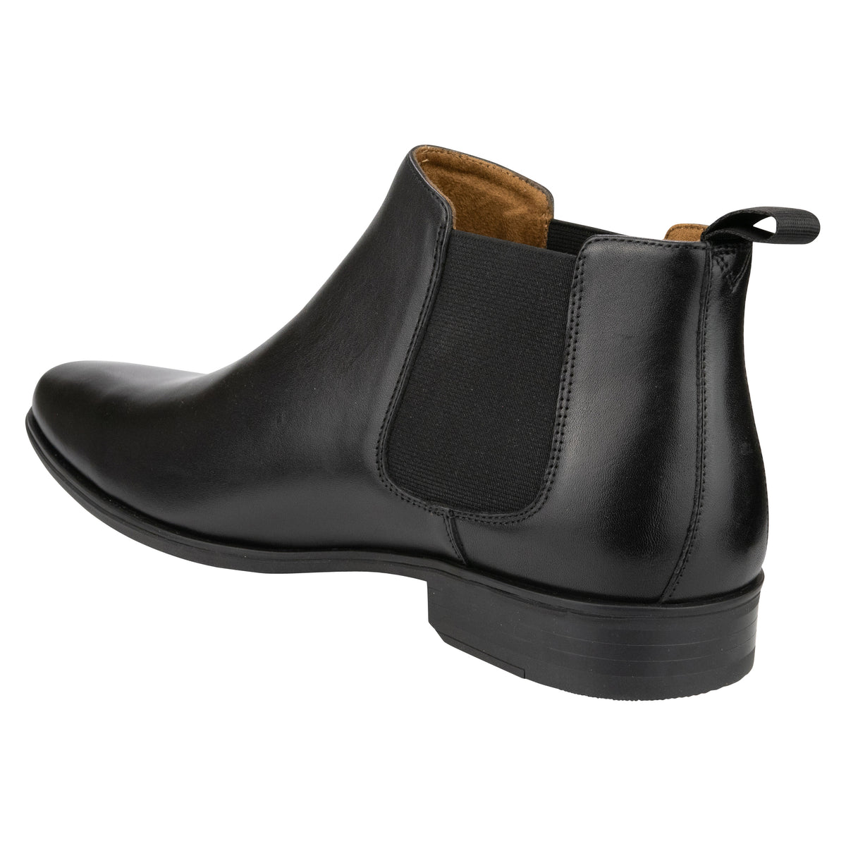 JACKSON Plain Toe Chelsea Boot Black