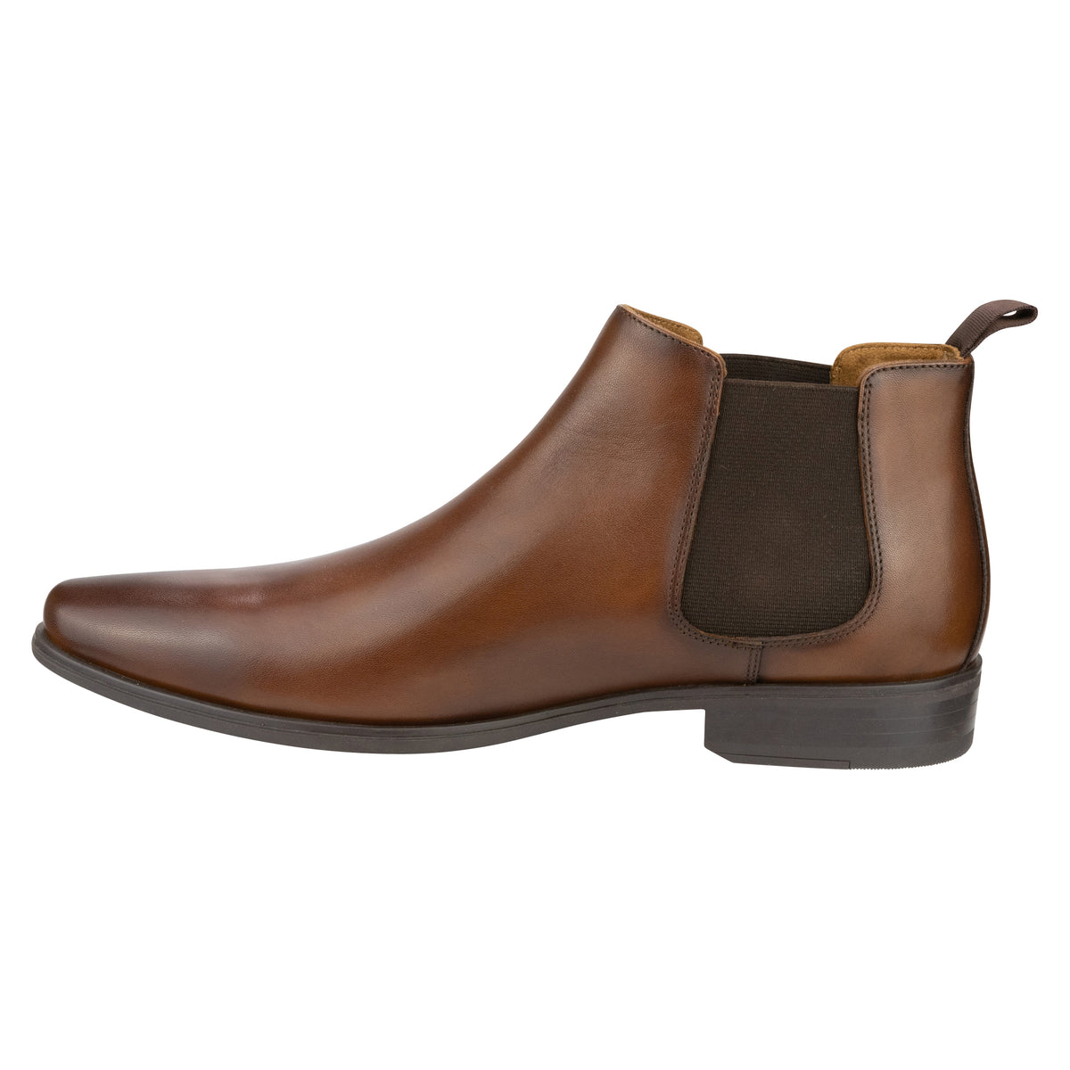 JACKSON Plain Toe Chelsea Boot Tan