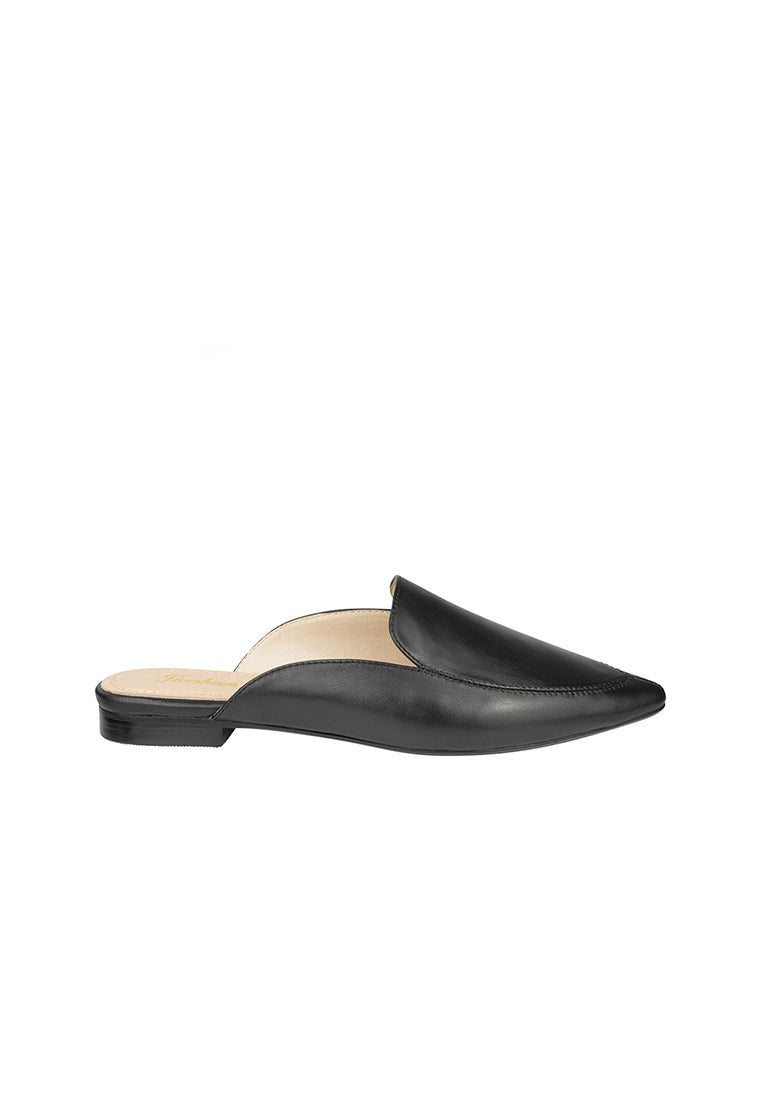 BRANDY	Flat Mule Black