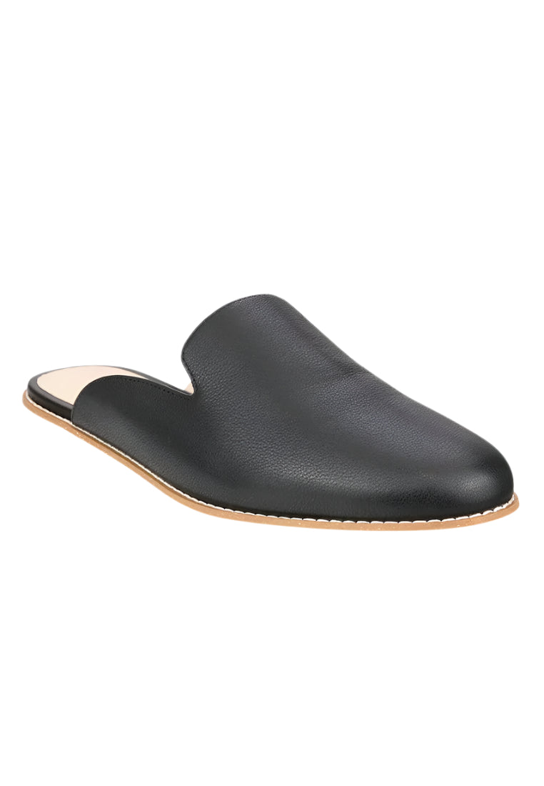 Simply Complicated RELUX MULE BLACK US 9 EASY FLEX Plain Toe Black