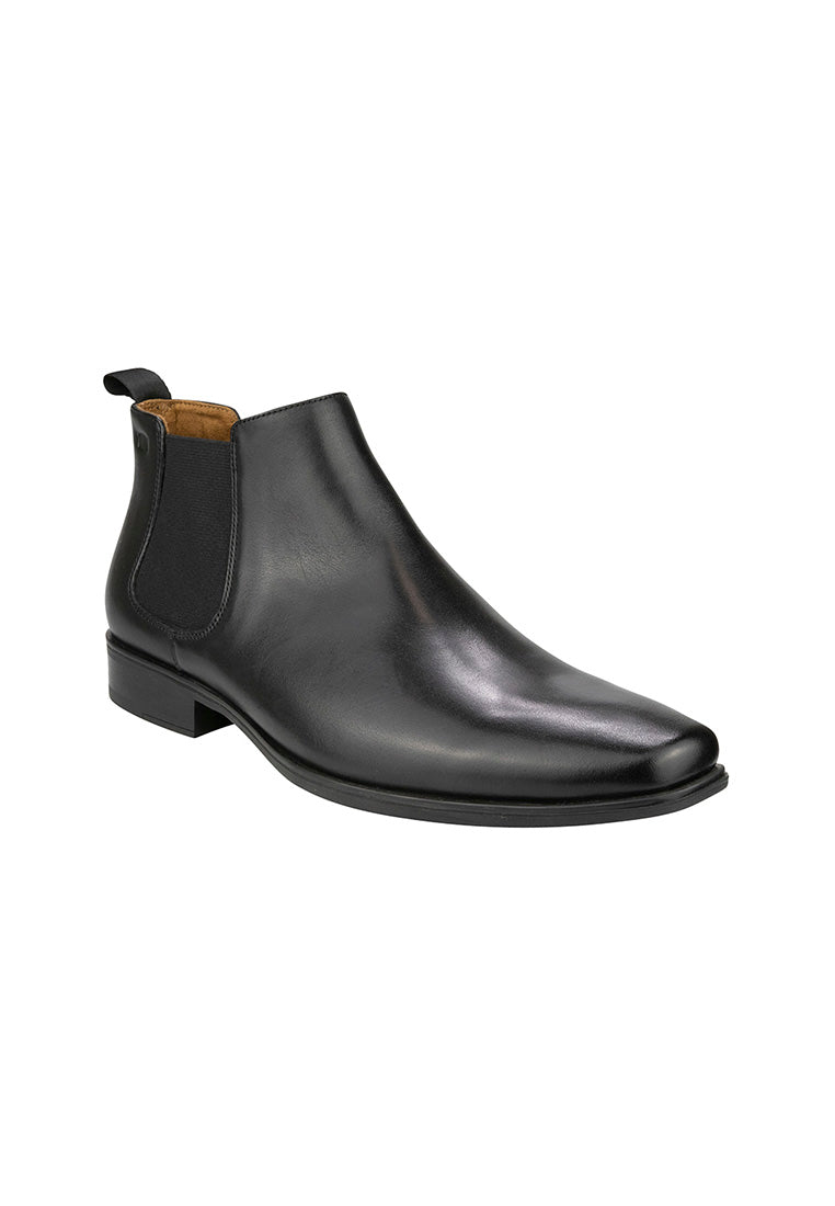 JACKSON Plain Toe Chelsea Boot Black