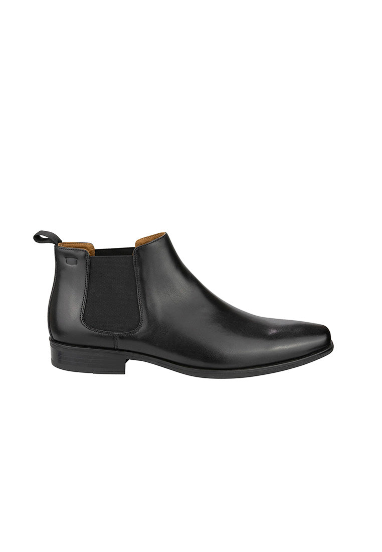 JACKSON Plain Toe Chelsea Boot Black