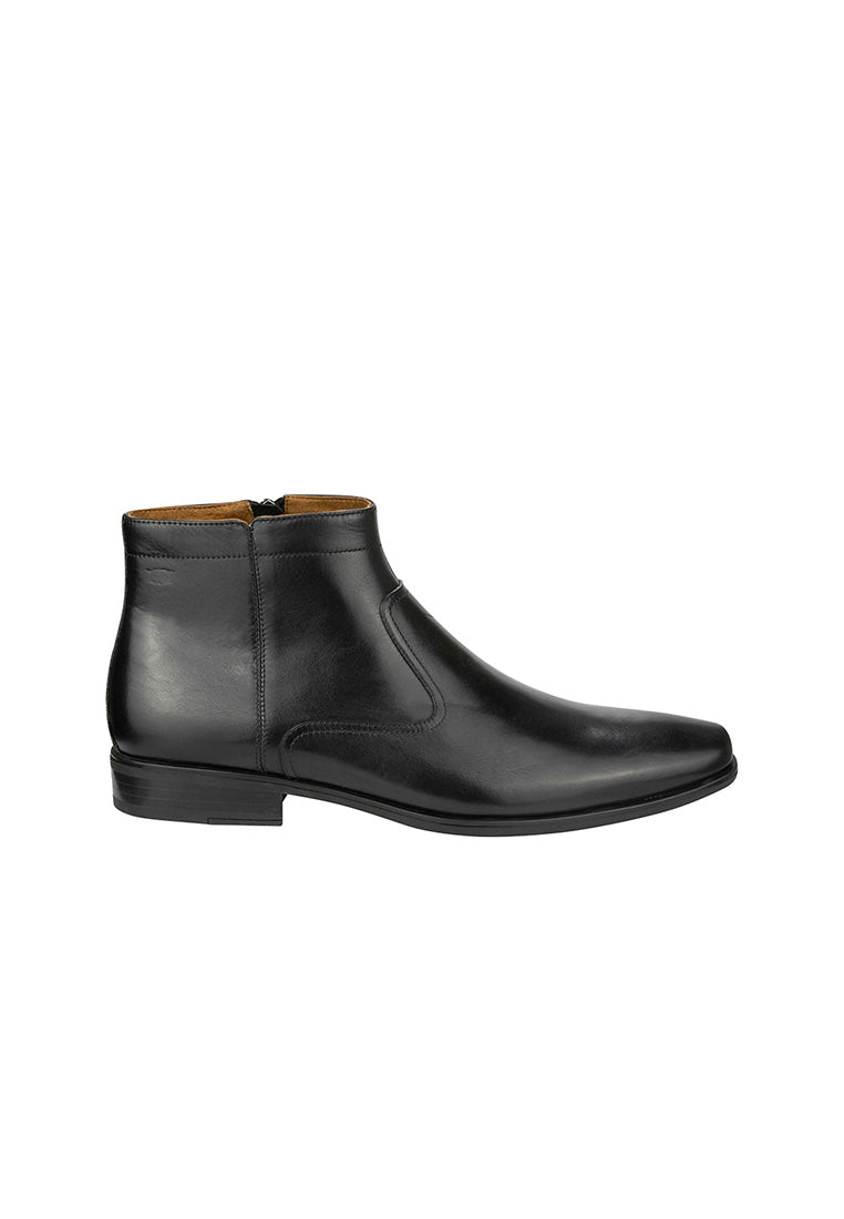 JACKSON Zip Boot Plain Toe Black