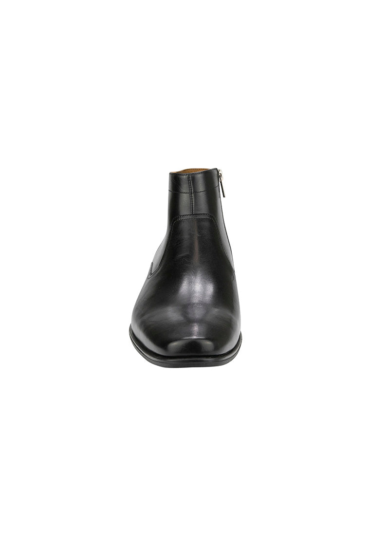 JACKSON Zip Boot Plain Toe Black