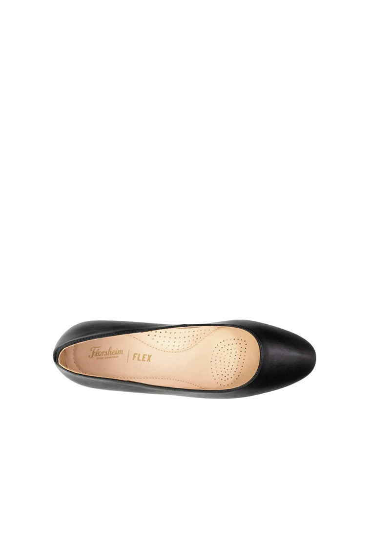 JESSICA FLEX Almond Toe Block Black