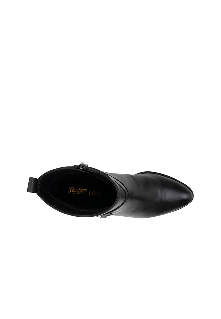 MELISSA Plain Toe Ankle Boot Black