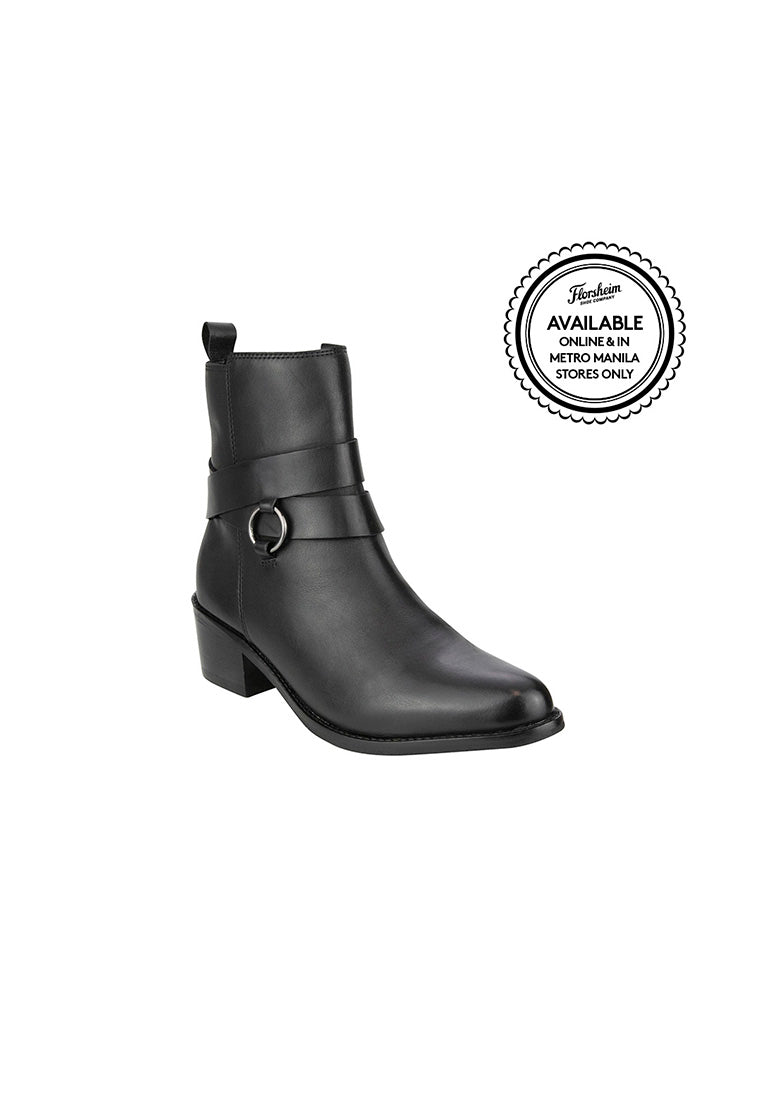 MELISSA Plain Toe Ankle Boot Black