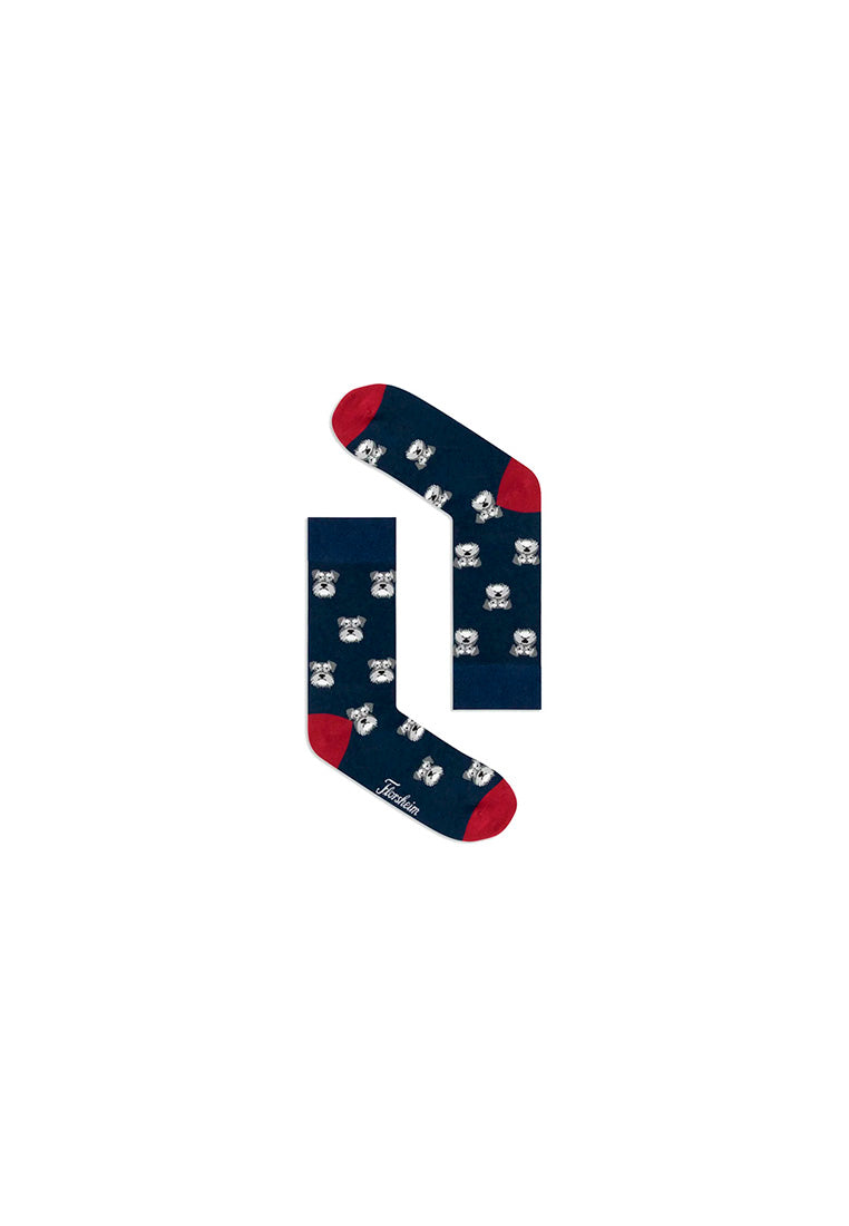 Schnauzer Cotton Jacquard Sock