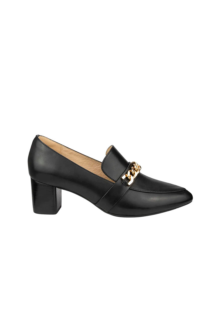 YOLANDA Metal Bit Block Heel