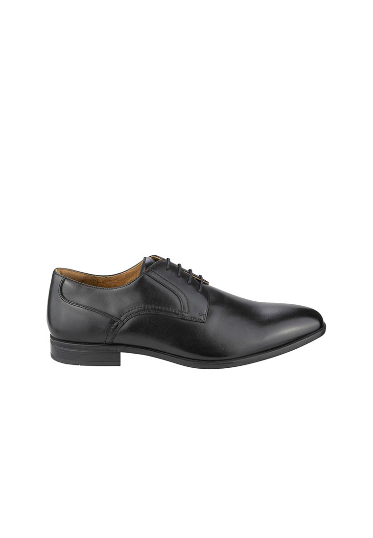 ZAGAMI Plain Toe Lace Up Black