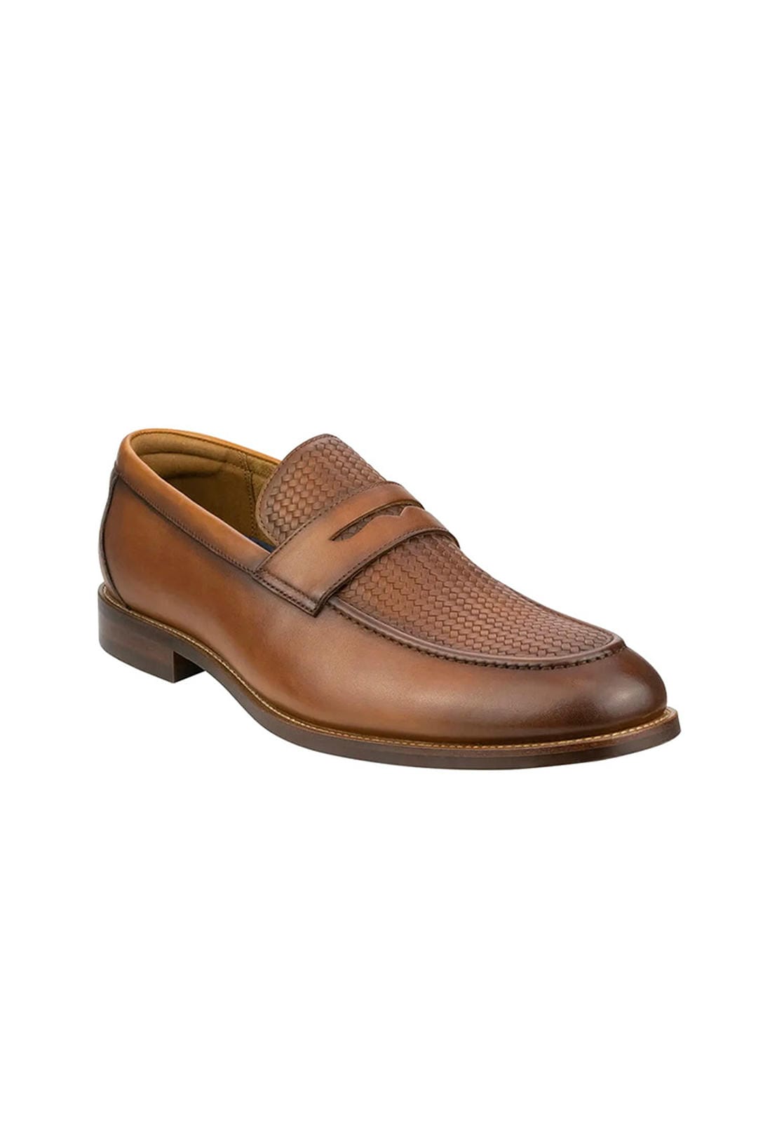 RUCCI Penny Weave Moc Toe Loafer