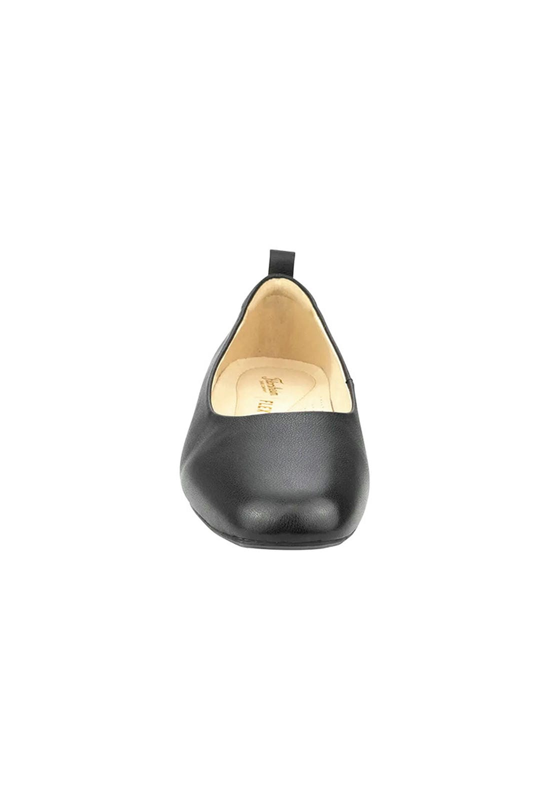 SHELLEY Square Toe Flat Black