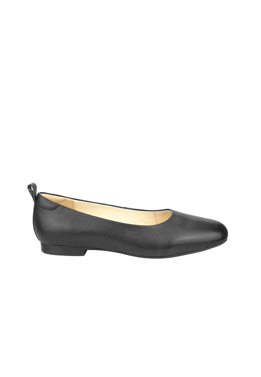 SHELLEY Square Toe Flat Black