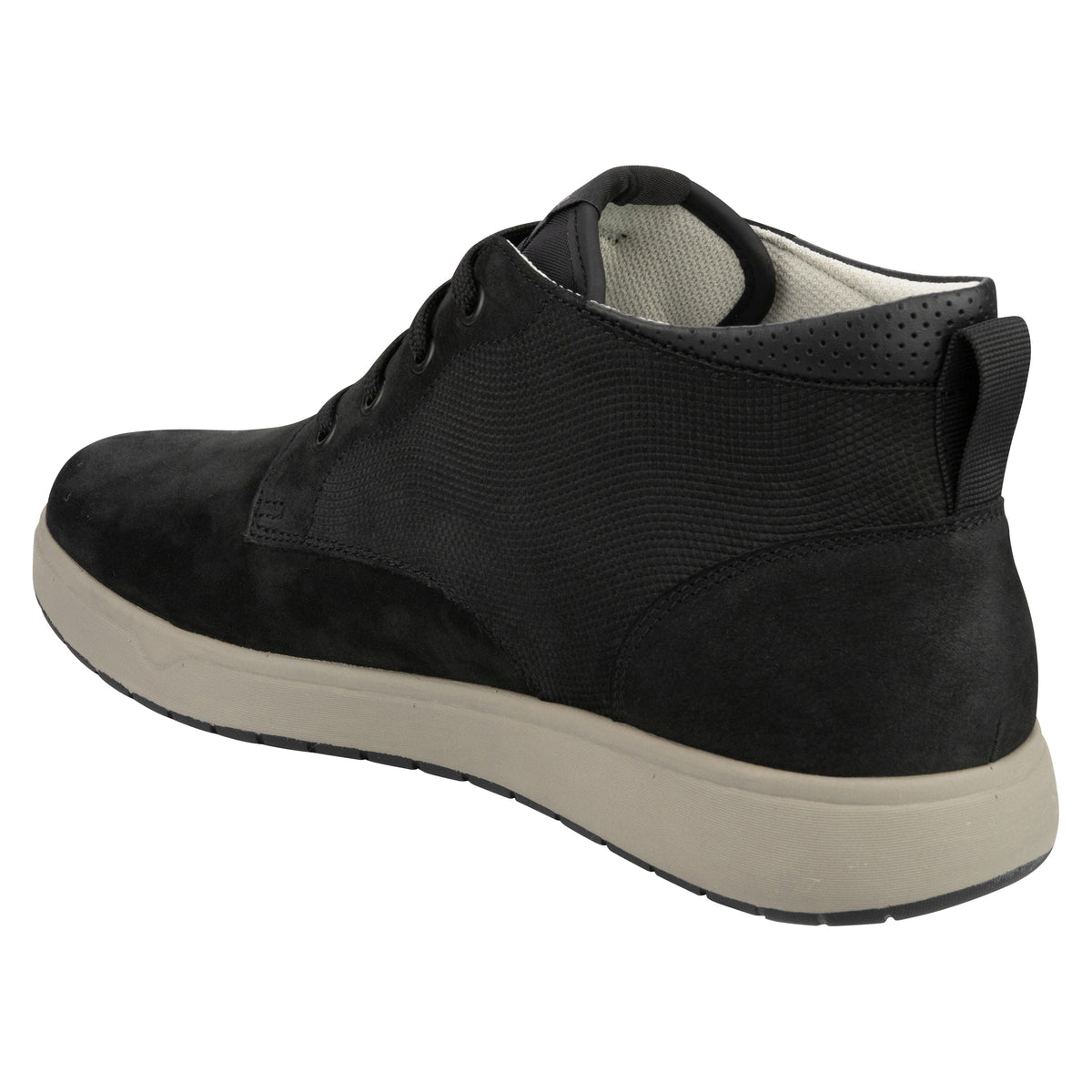 HEIST Men's Plain Toe Chukka Boot Black