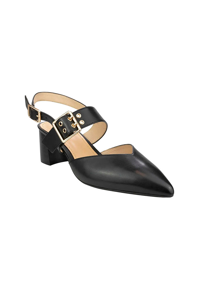 ADRIANA Block Heel Black