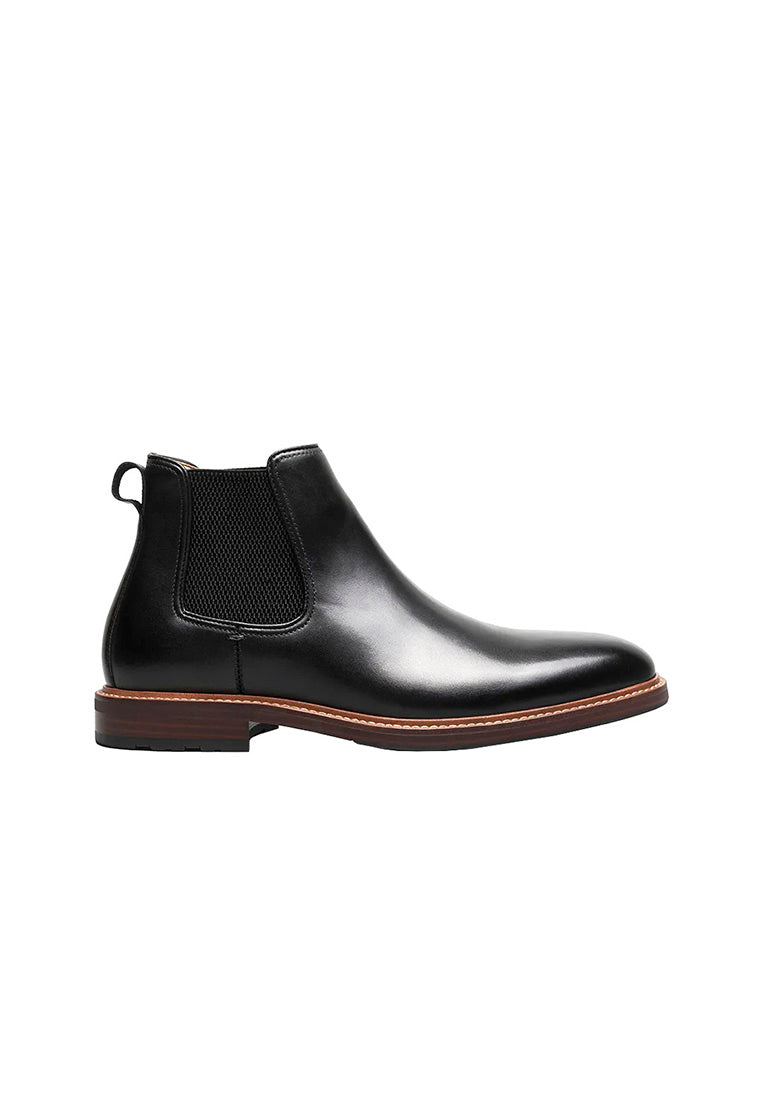 ANTHEM Plain Toe Gore Boot Black