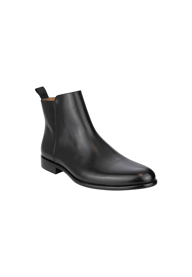 CENTURION  Plain Toe Boot Black