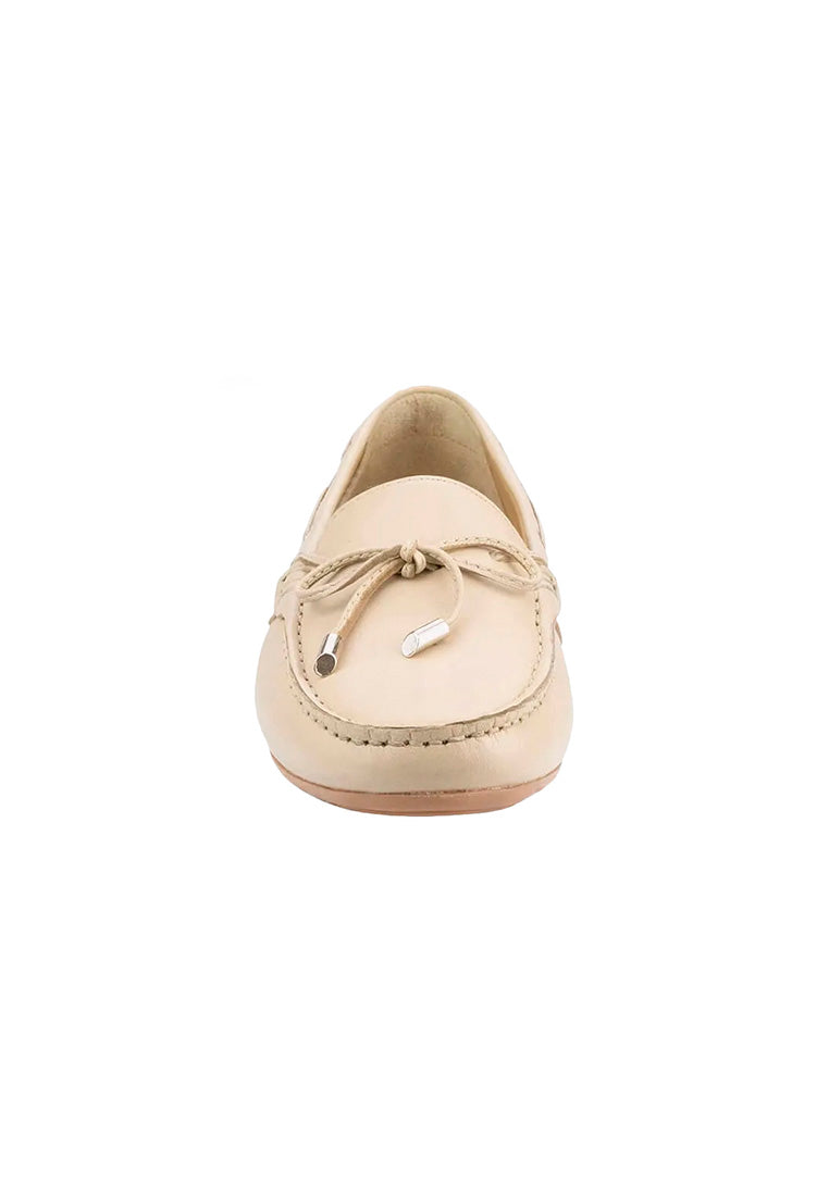 CHRISTIE Bone Moc Toe Loafer