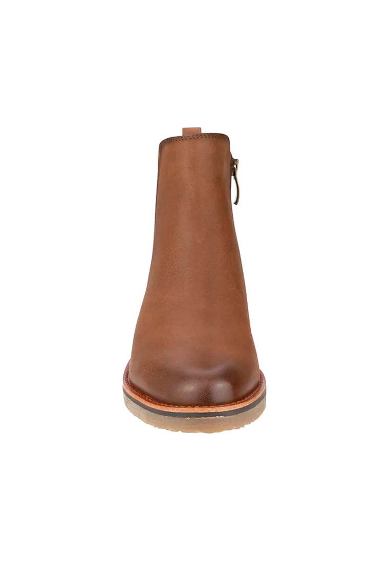 Dani Plain Toe Zip Boot