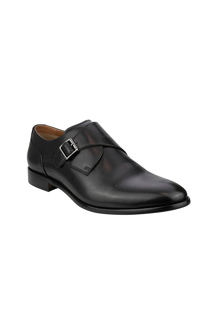 FLEX II Plain Toe Monk Black