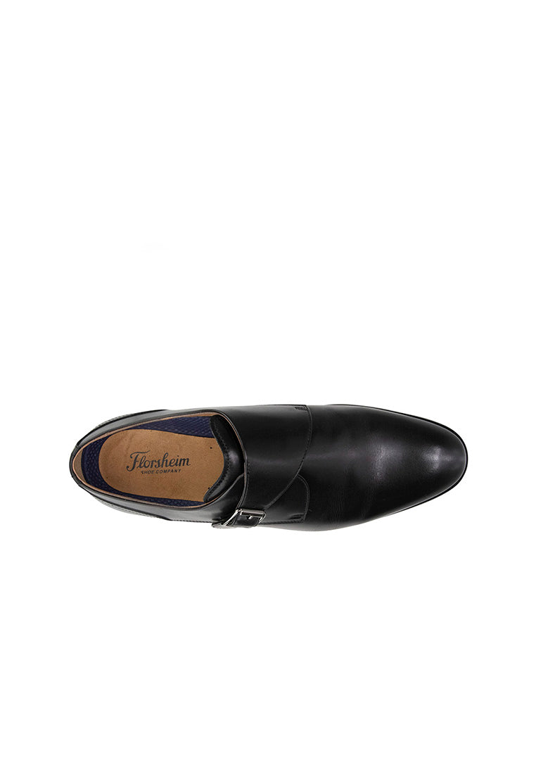 FLEX II Plain Toe Monk Black