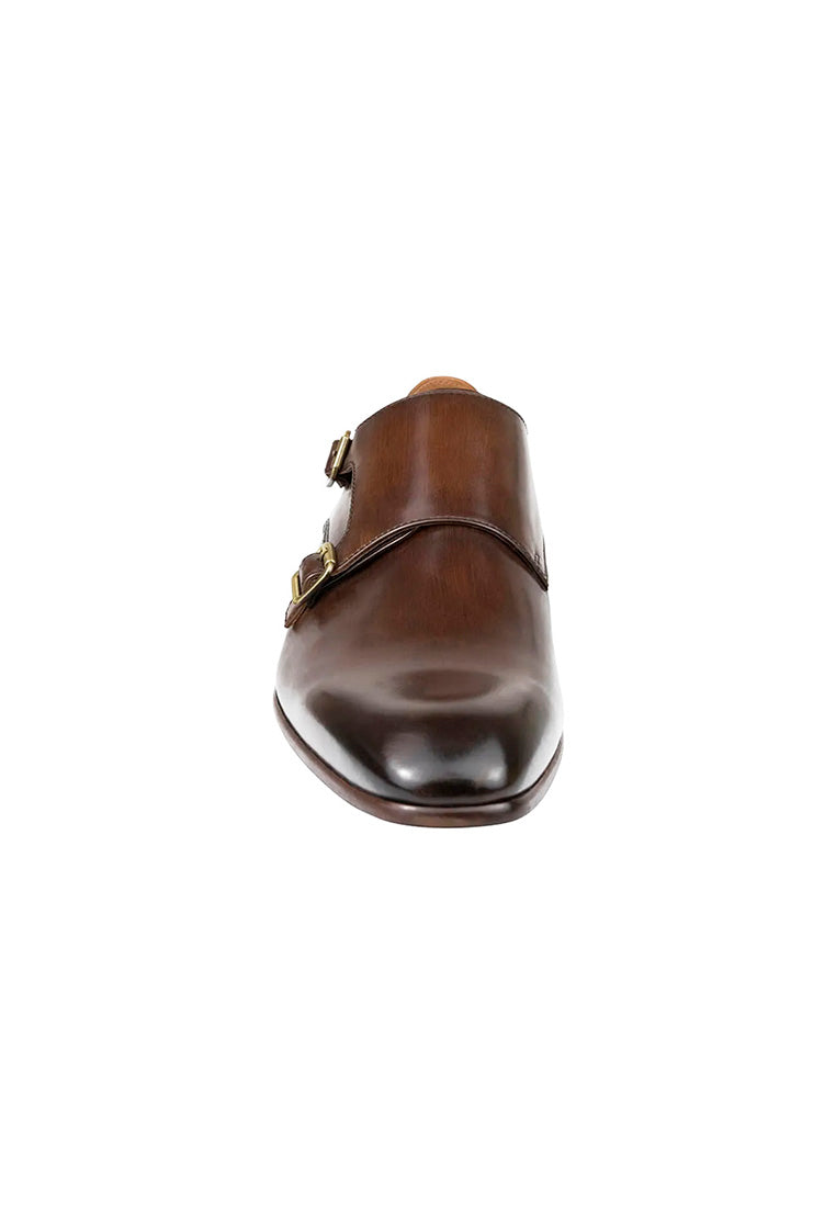 Men's  Flicker Plain Toe Double Monk Strap
