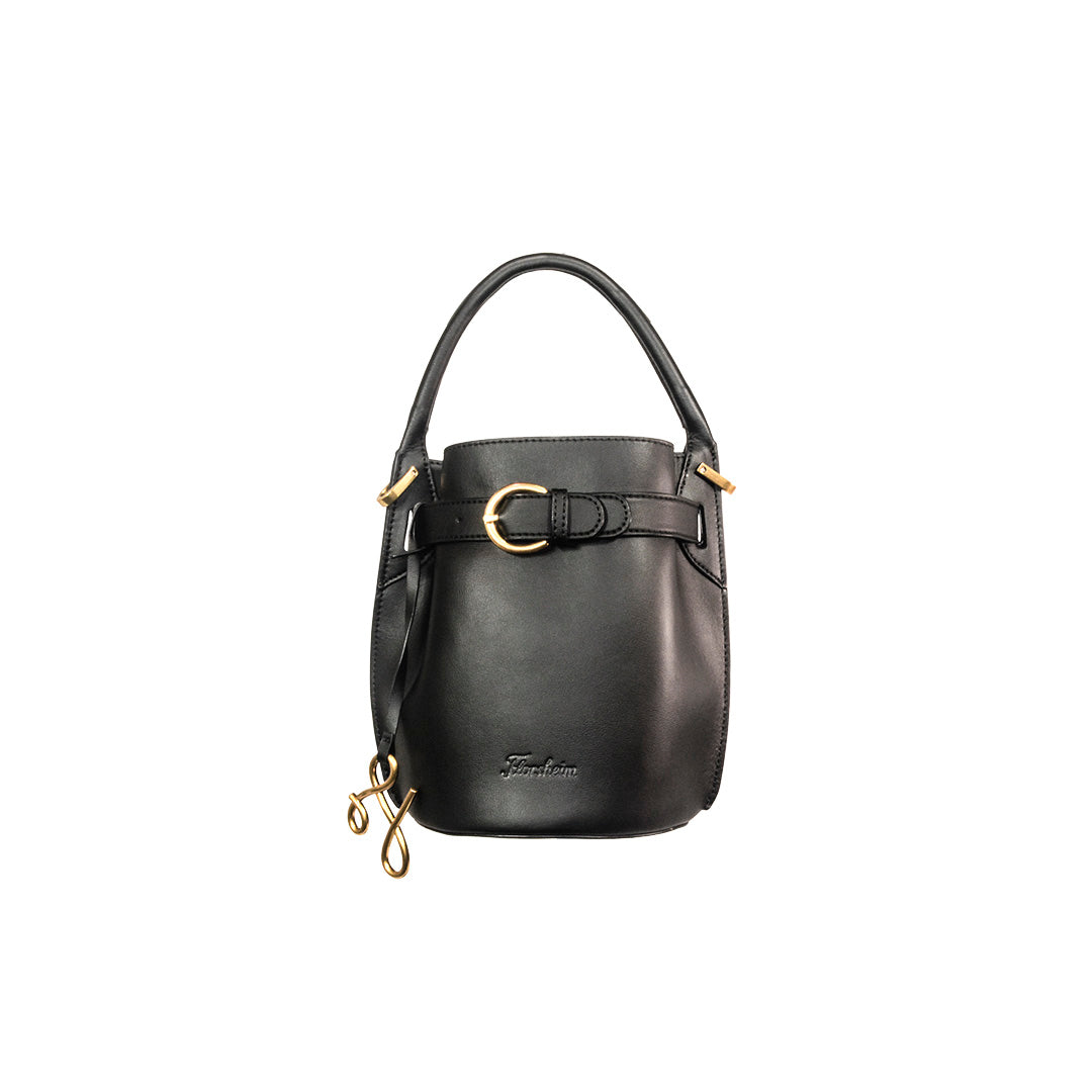 GAZETTE Black Bucket Bag