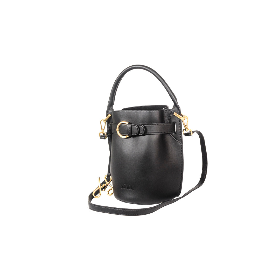 GAZETTE Black Bucket Bag