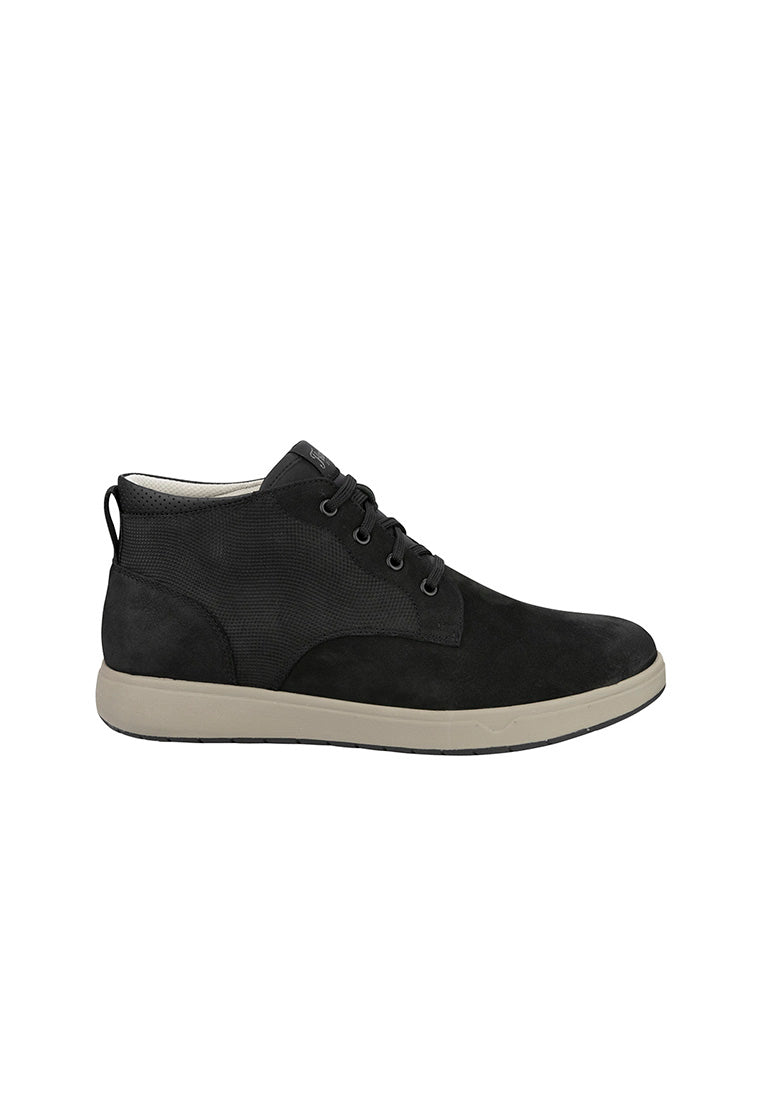 HEIST Men's Plain Toe Chukka Boot Black