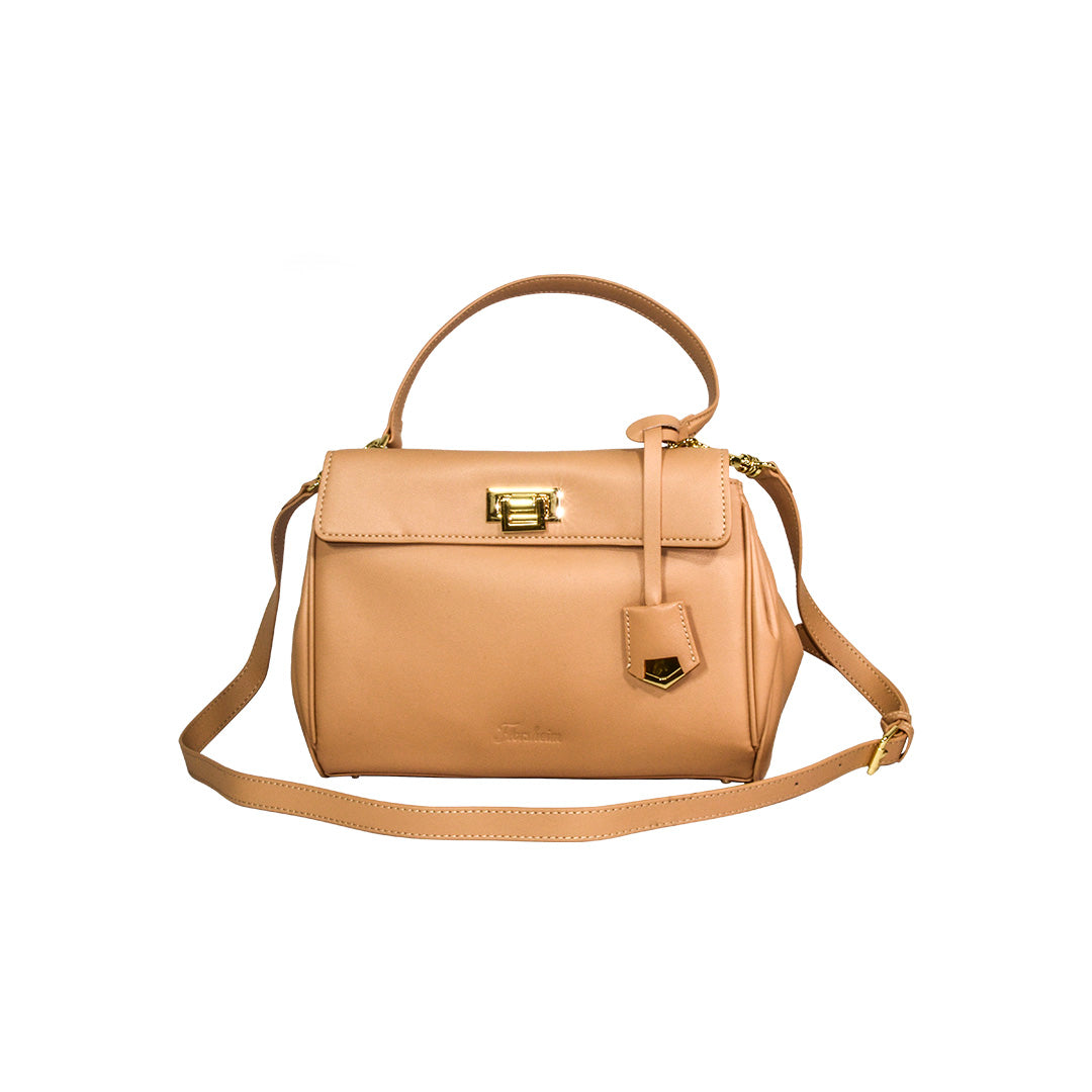 HARTLEY Latte Top-Handle Shoulder Bag