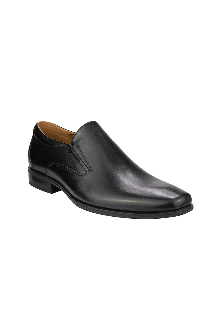 JACKSON Men's Plain Toe Slip On Black