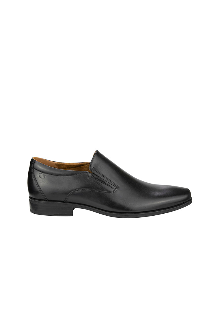 JACKSON Men's Plain Toe Slip On Black