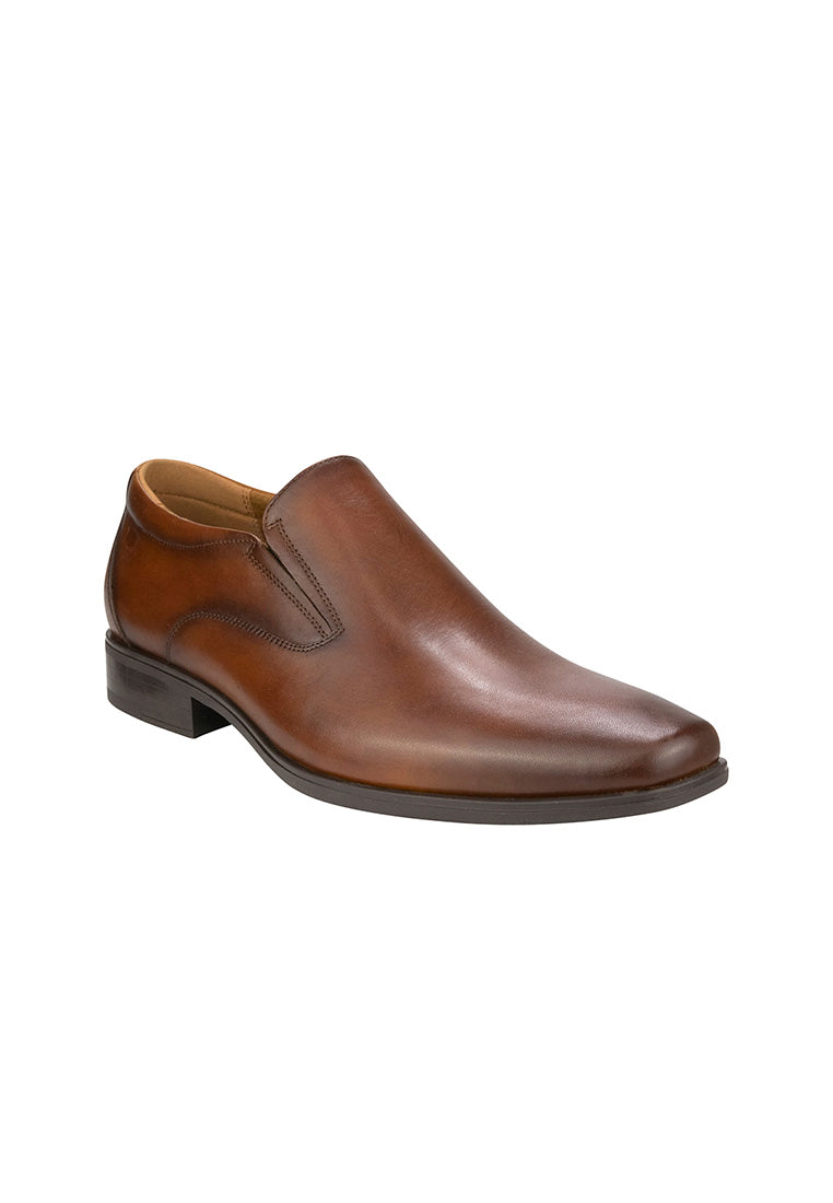 JACKSON Men's Plain Toe Slip On Tan