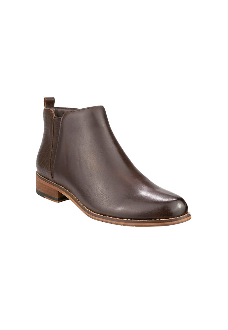 MEL Plain Toe Zip Boot
