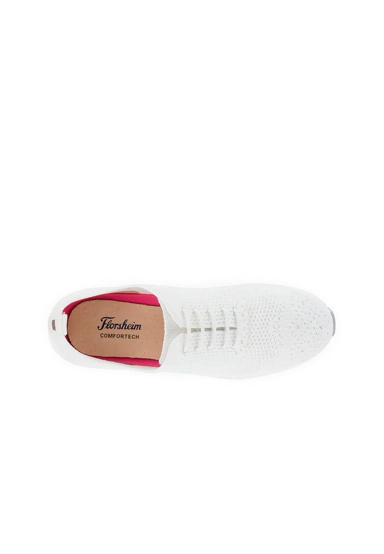 NINA WINGTIP SNEAKER White Textile