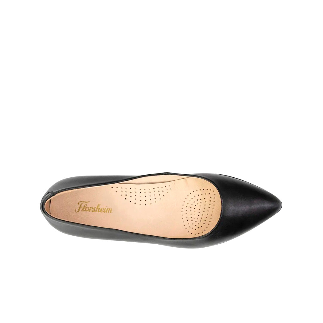 PAULINE Women's Point Toe Low Heel Black