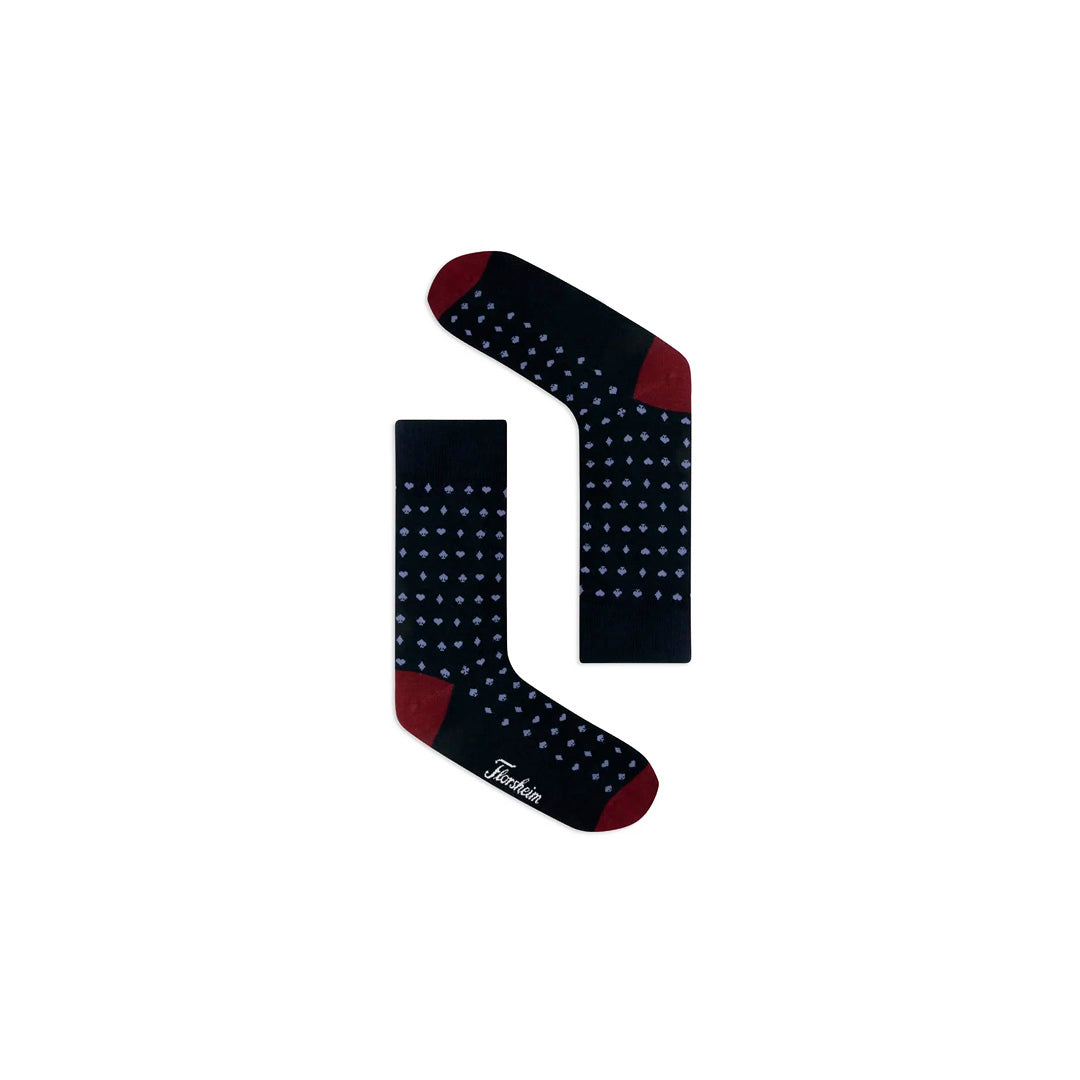 Poker Cotton Dress Socks