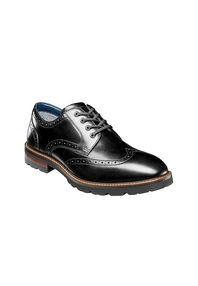 RENEGADE Men's Wingtip Oxford Black