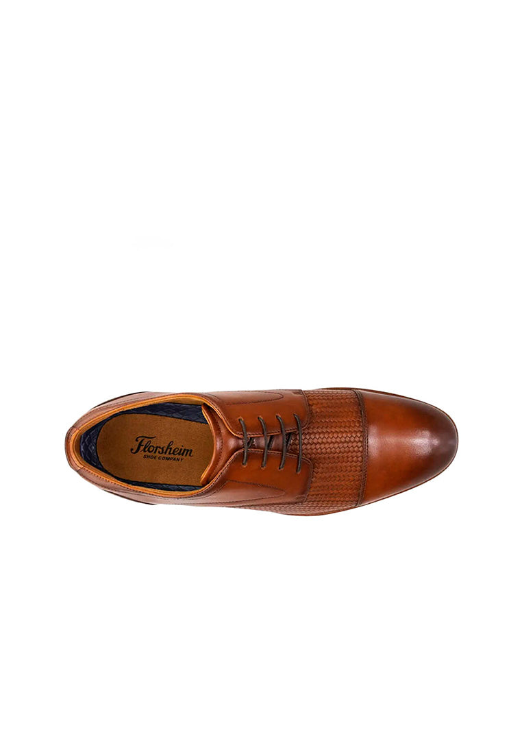 RUCCI Cap Toe Weave Cognac