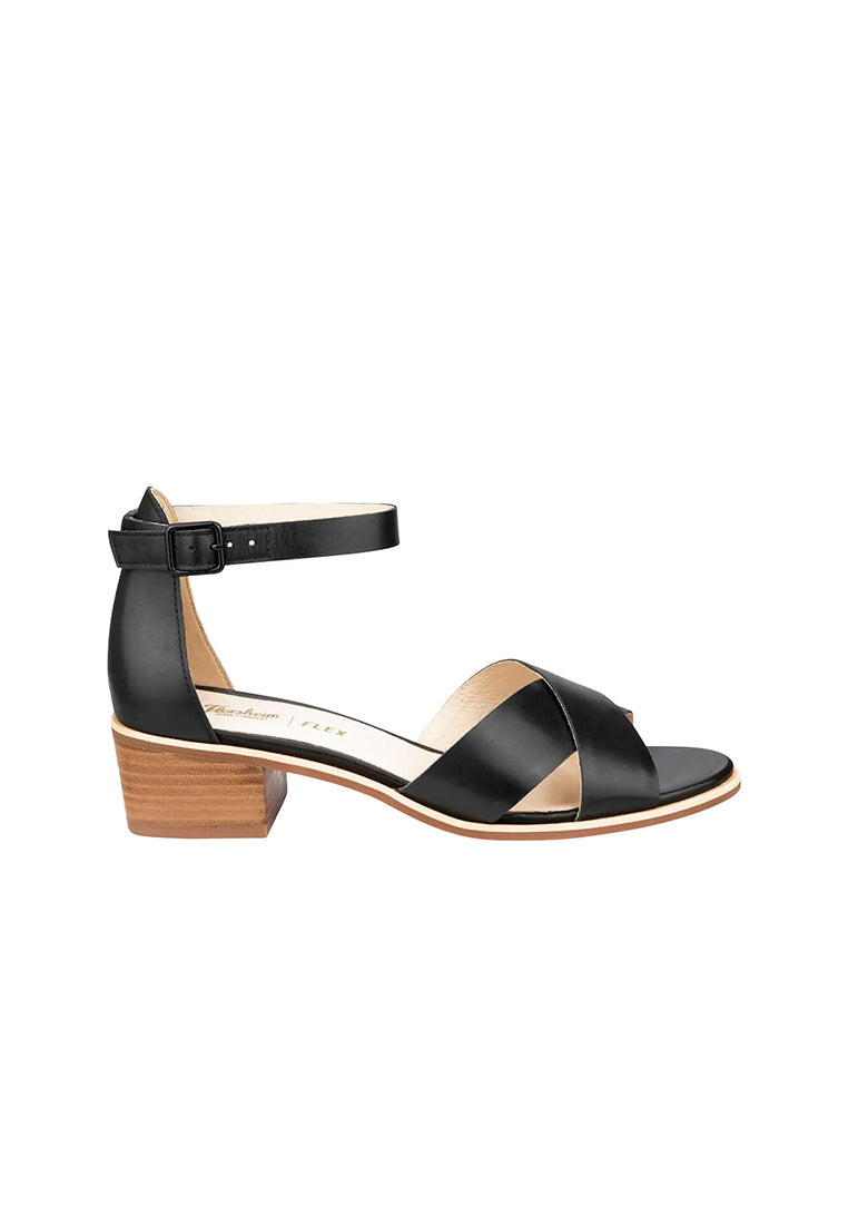 STEPHANIE Open Toe Block Heel Sandal