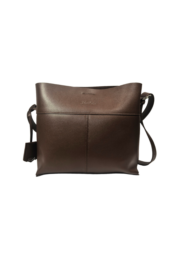KALLISTA Espresso Shoulder Bag