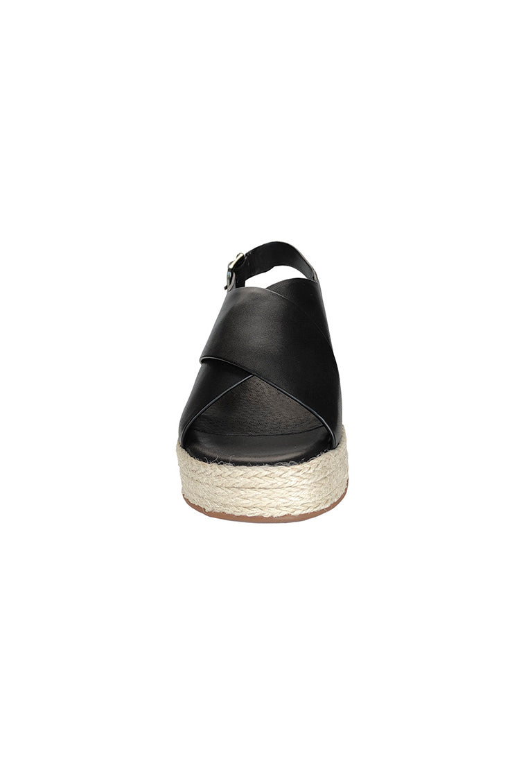 Florsheim Women's Willow Black Low Flatform Wedge