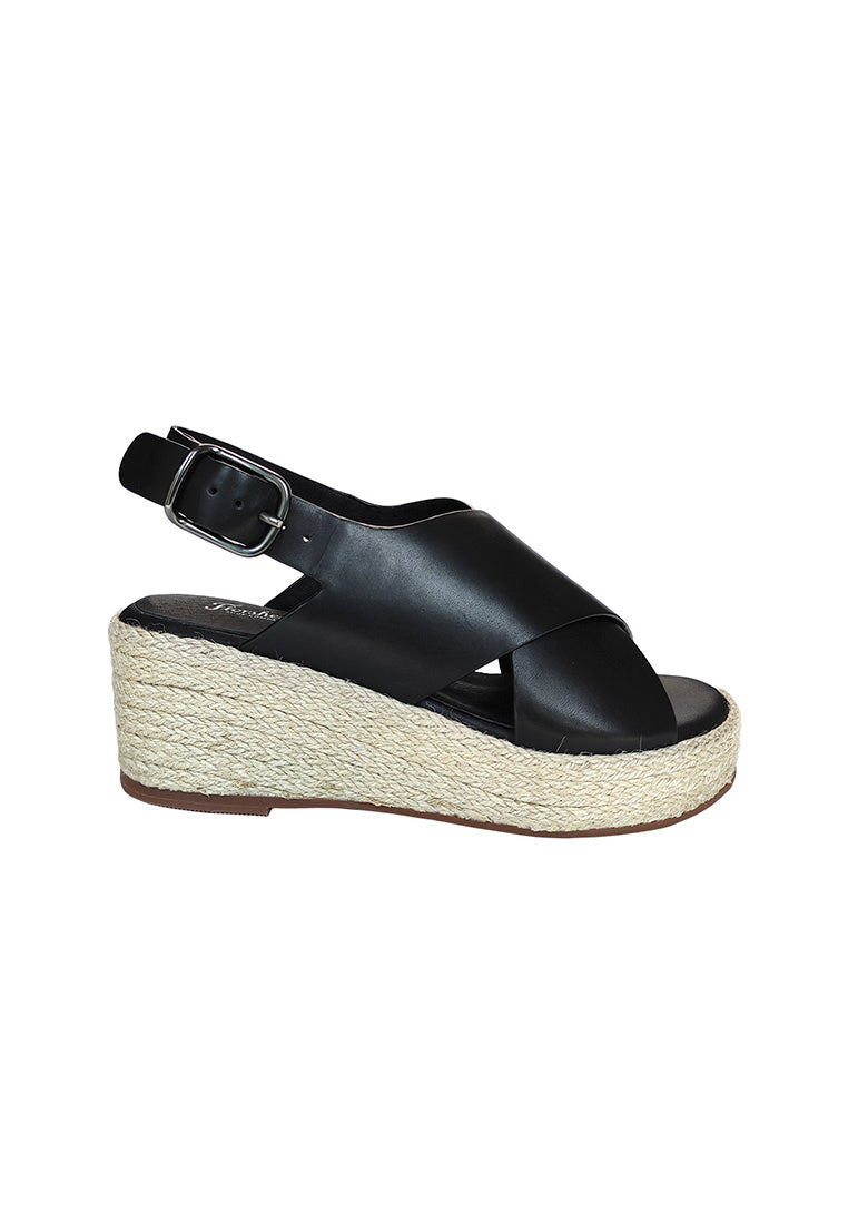 Florsheim Women's Willow Black Low Flatform Wedge