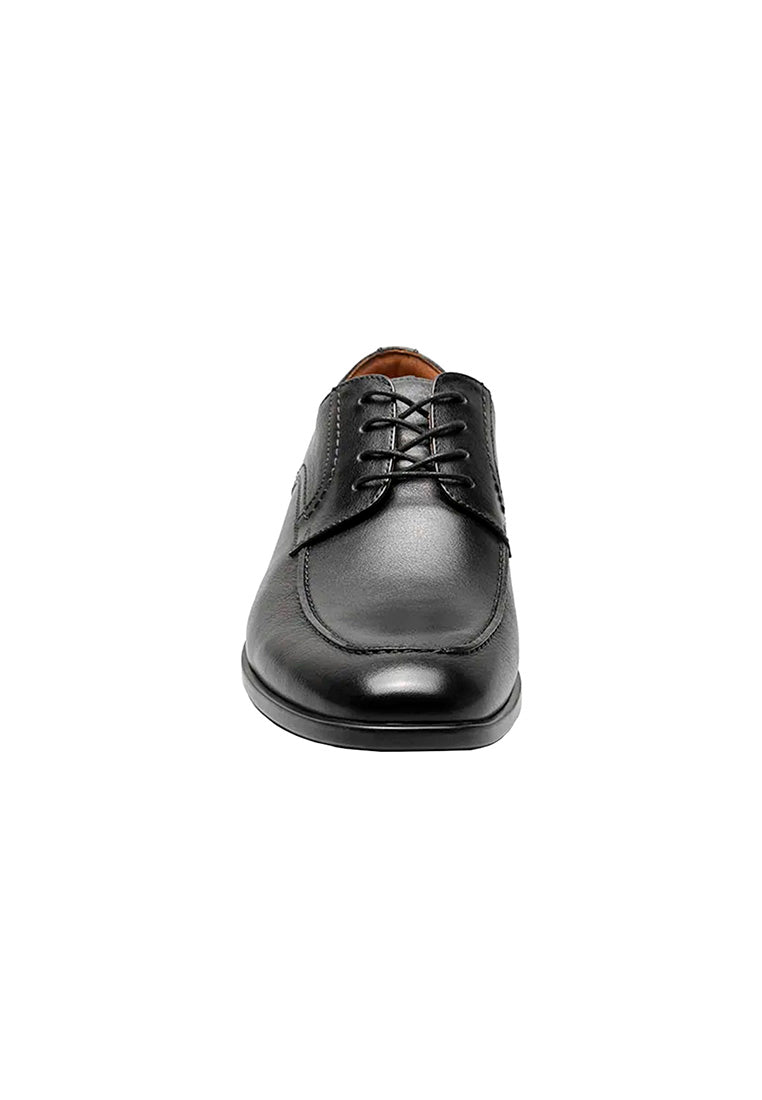 ZAFFIRO Men's Moc Toe Oxford Black