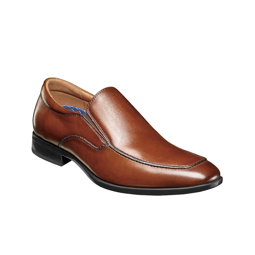 ZAFFIRO Moc Toe Venetian Loafer Cognac