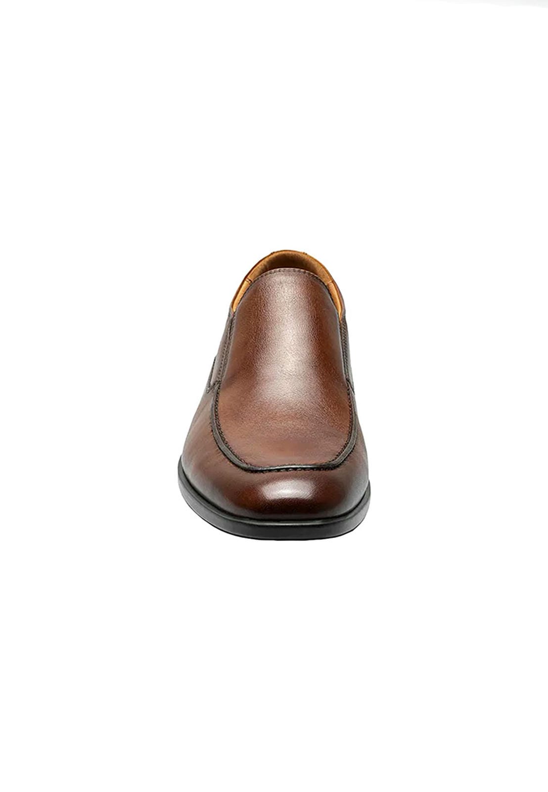 ZAFFIRO Moc Toe Venetian Loafer Cognac