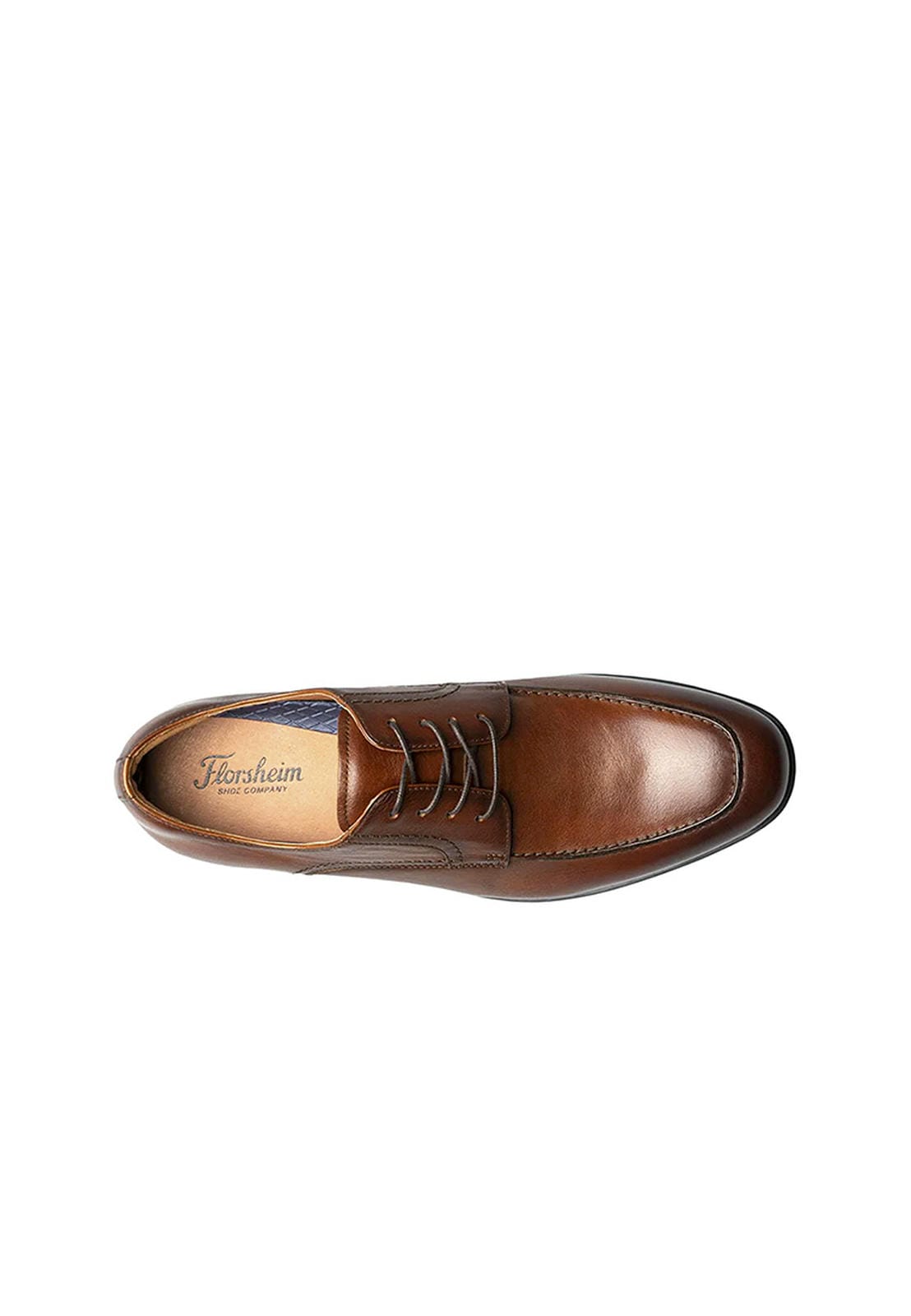 ZAFFIRO Men's Moc Toe Oxford Cognac