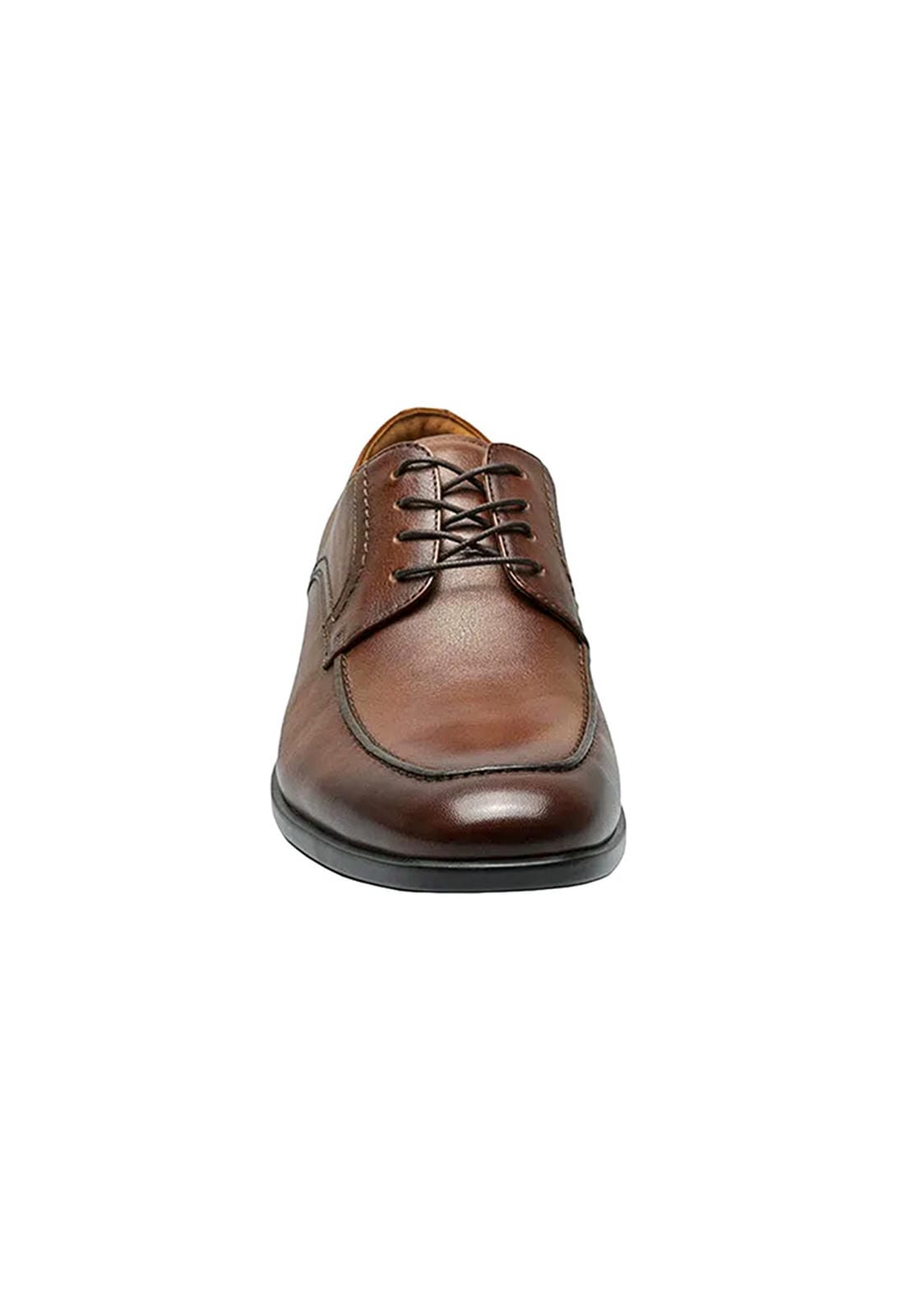 ZAFFIRO Men's Moc Toe Oxford Cognac