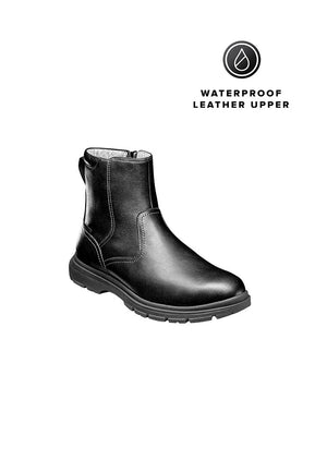 LOOKOUT Men's Waterproof Plain Toe Side Zip Boot